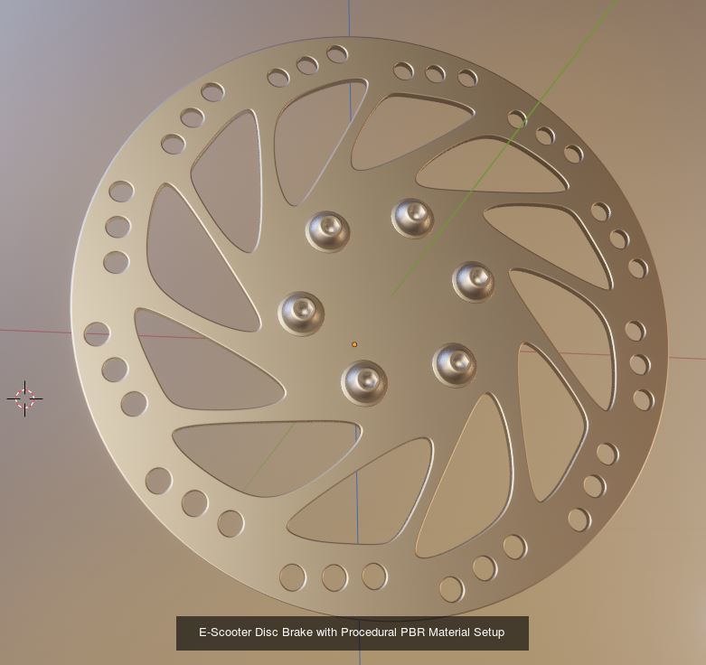 Offroad E-Scooter High-Poly Package 3D Model Collection_5