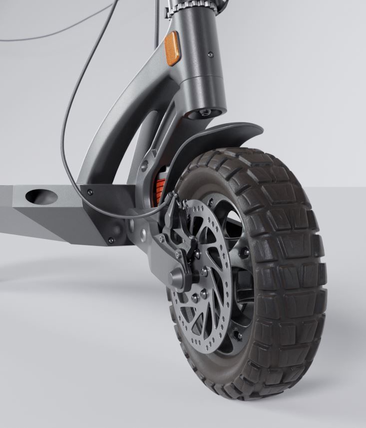 Offroad E-Scooter High-Poly Package 3D Model Collection_15