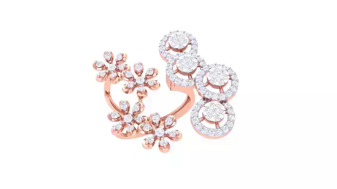 Wedding Ring For Women 3dm STL OBJ FBX Renders Details