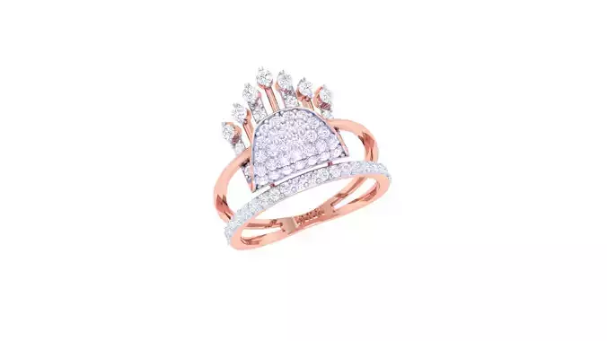 Wedding Ring For Women 3dm STL OBJ FBX Renders Details