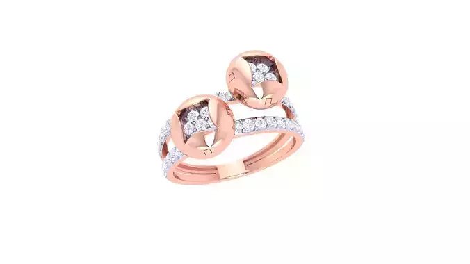 Wedding Ring For Women 3dm STL OBJ FBX Renders Details