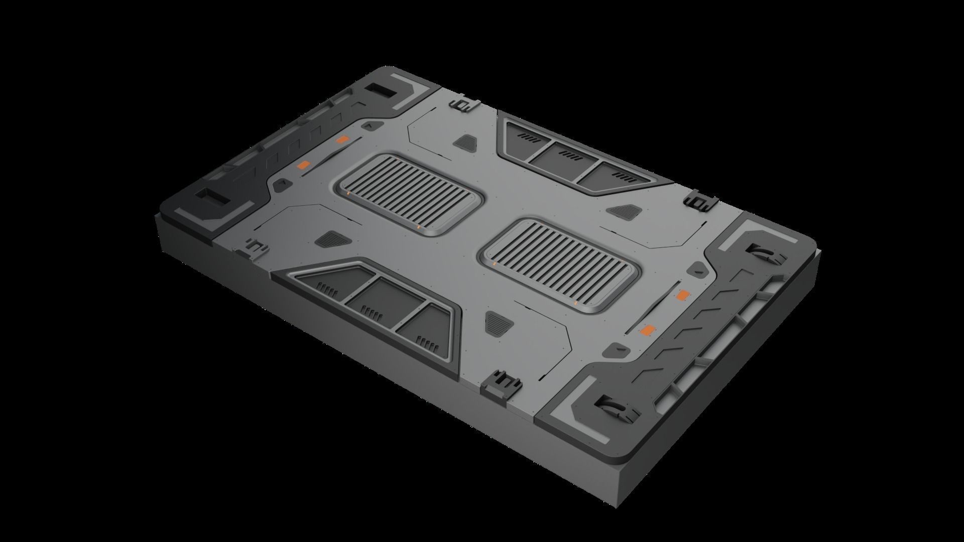 sci fi panels kit vol2 3D model_6