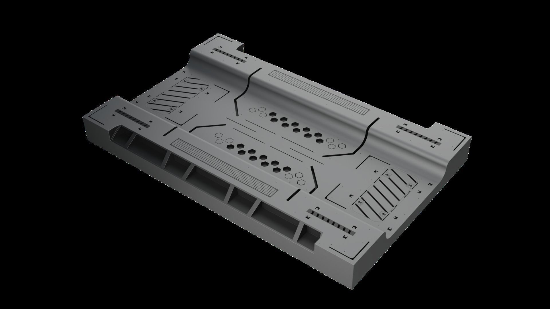 sci fi panels kit vol2 3D model_8