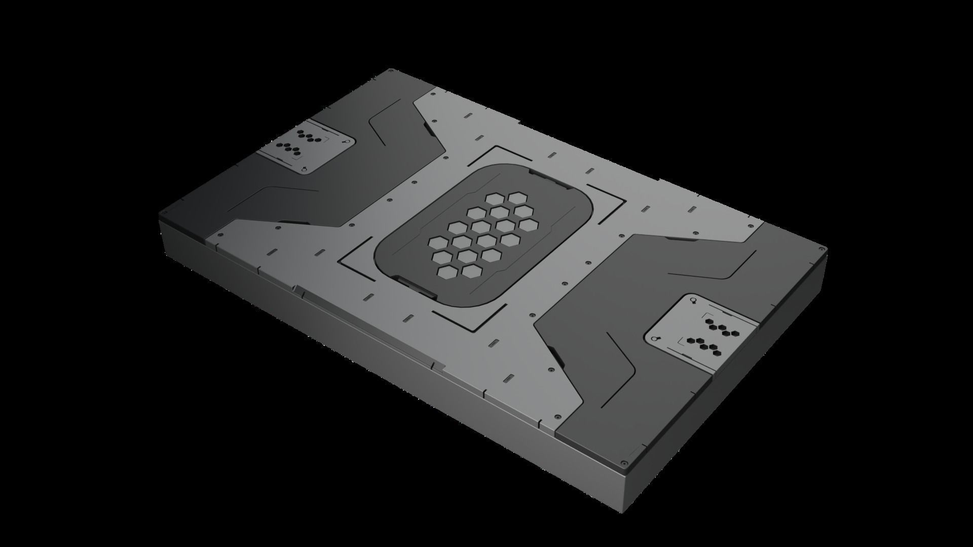 sci fi panels kit vol2 3D model_2