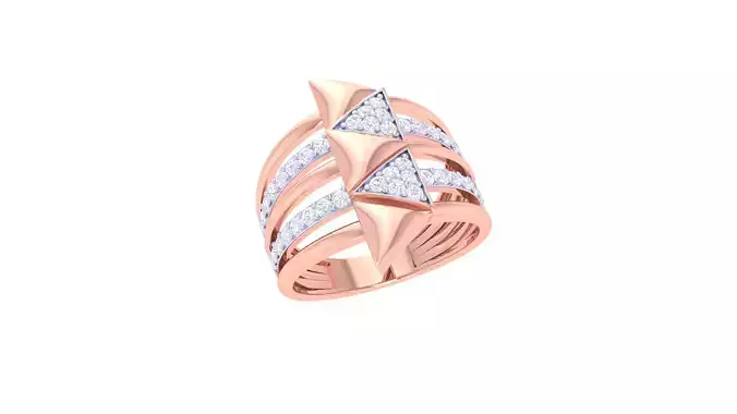 Wedding Ring For Women 3dm STL OBJ FBX Renders Details