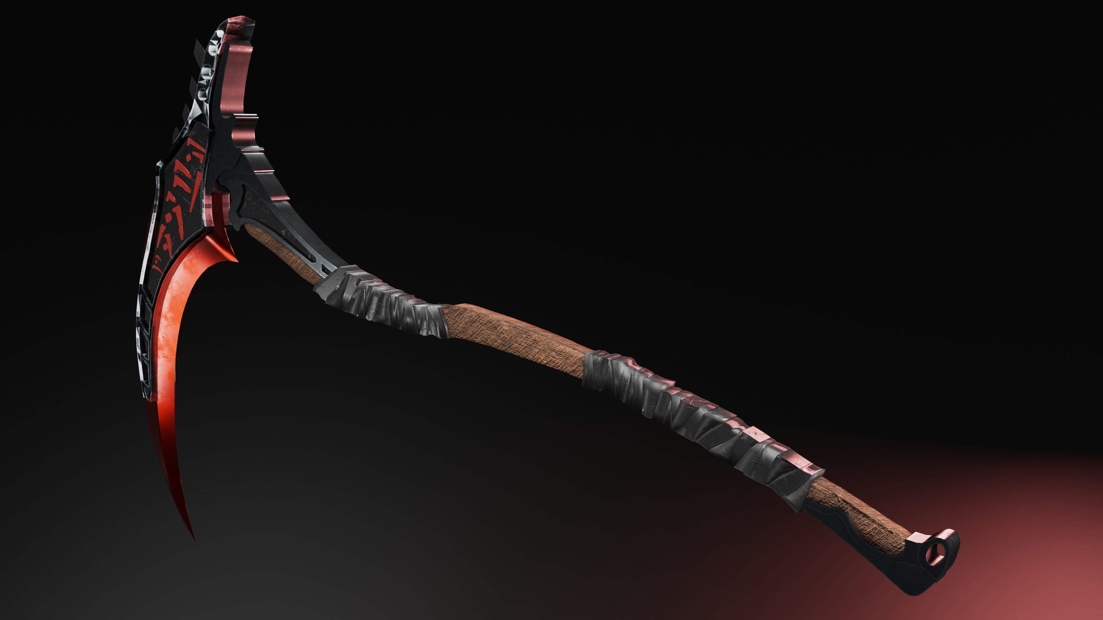 the sharpness of death Low-poly 3D model_5