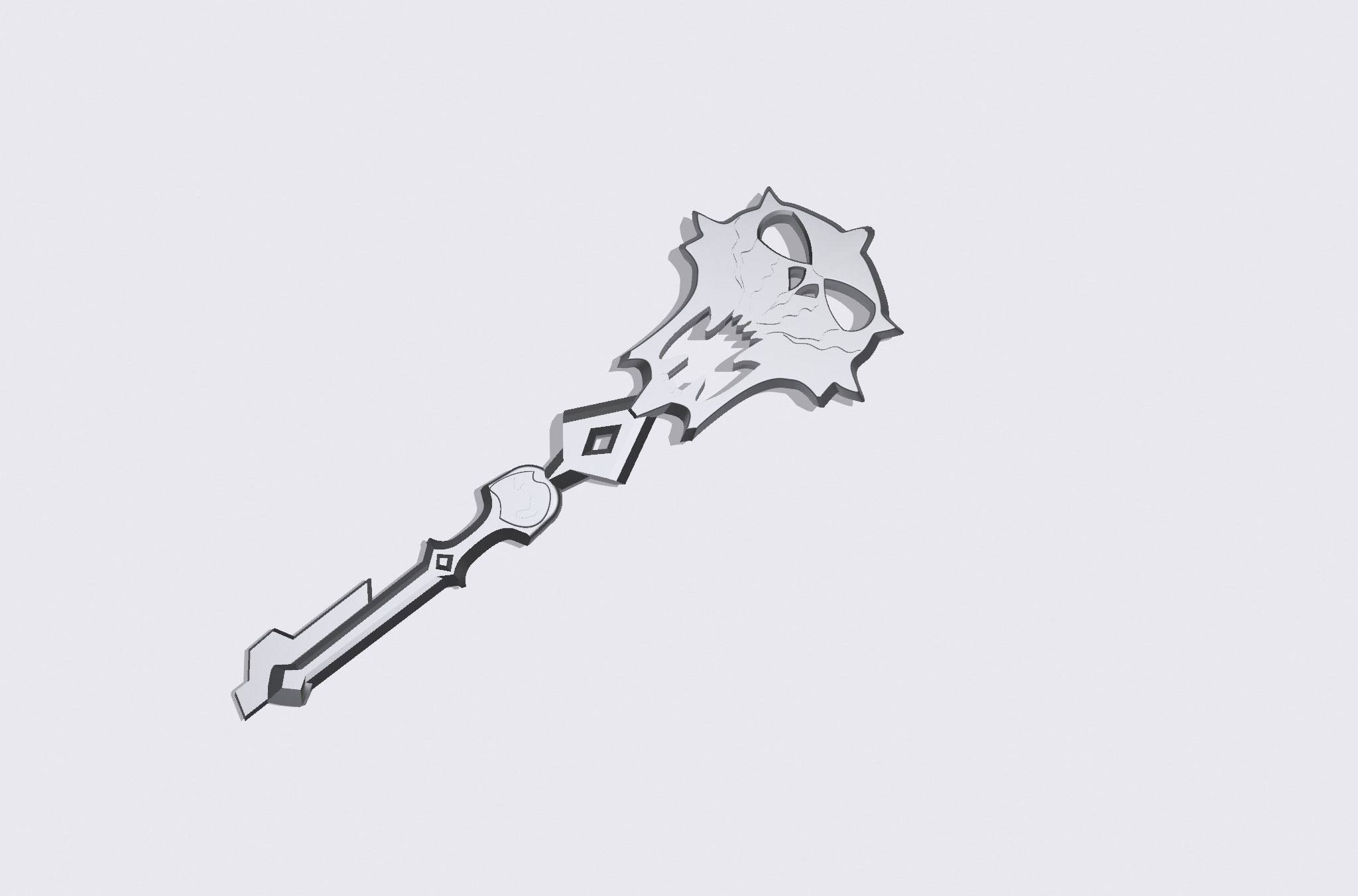 Demon Key from Locke Key Netflix Series 3D model 3D printable CGTrader