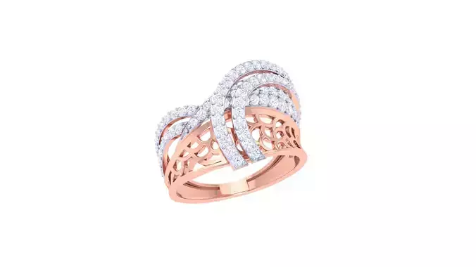 Wedding Ring For Women 3dm STL OBJ FBX Renders Details