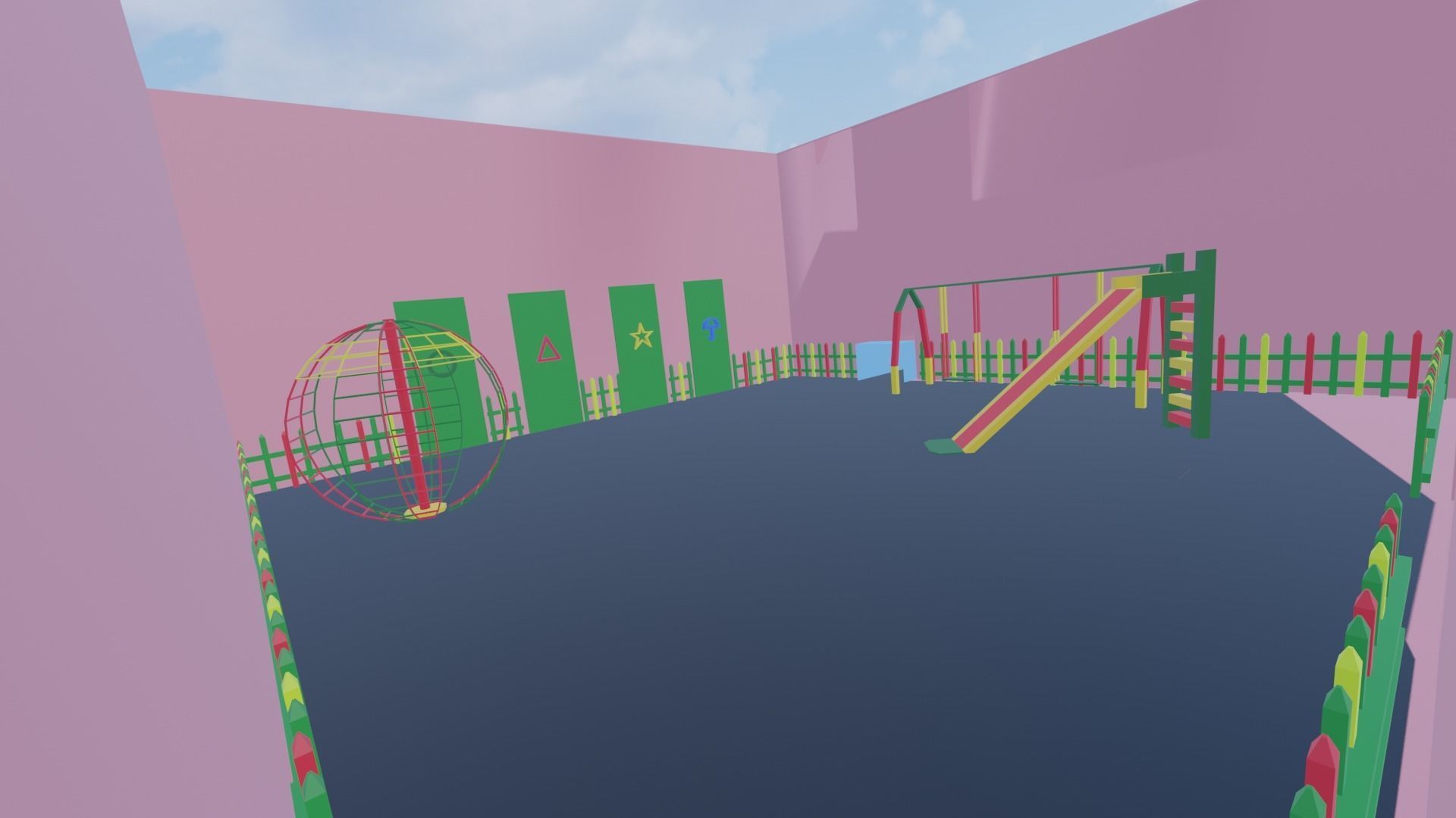 SQUID GAME full map gmaes 3D model_3