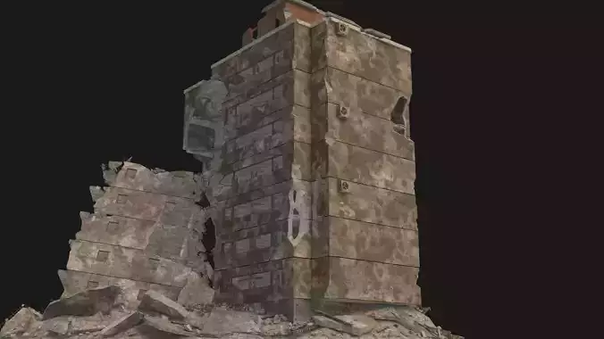 DESTROYED BUILDING 8