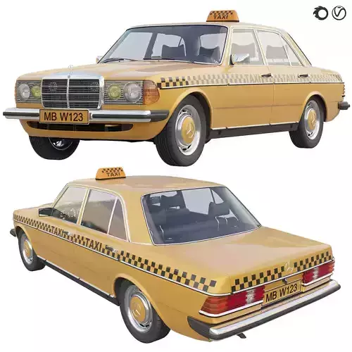 Mercedes 123 Taxi