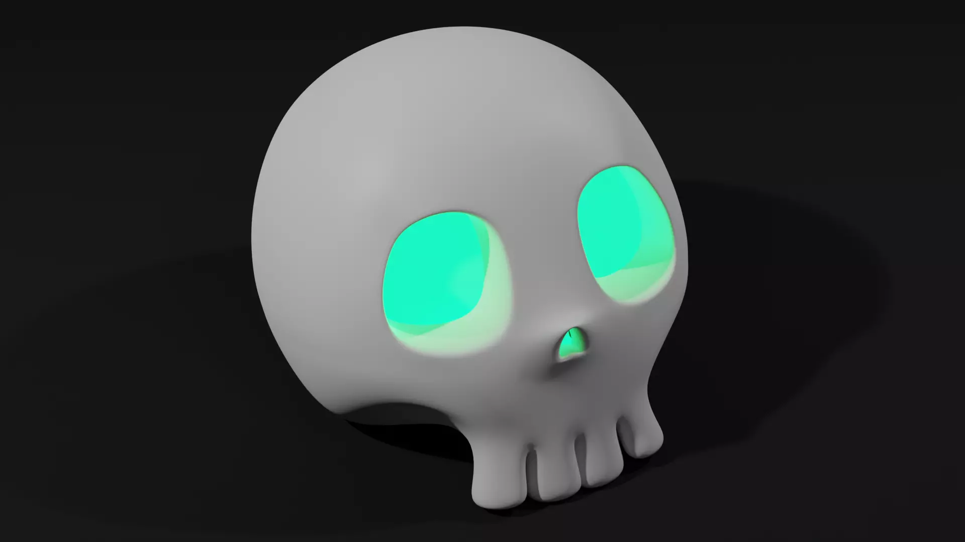 Cute Skull 3D model_0