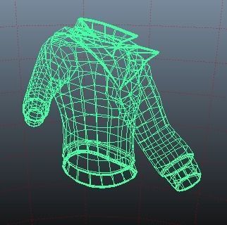 MetaHuman Black Hoodie Low-poly 3D model_28