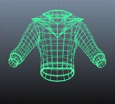 MetaHuman Black Hoodie Low-poly 3D model_29