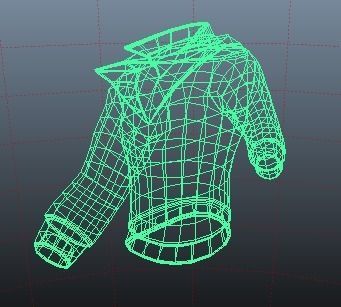 MetaHuman Black Hoodie Low-poly 3D model_30