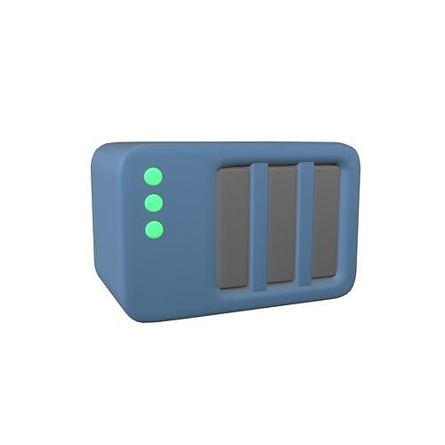 Nas Icon v1 001 Low-poly 3D model