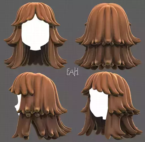 Base Hair for girl V51