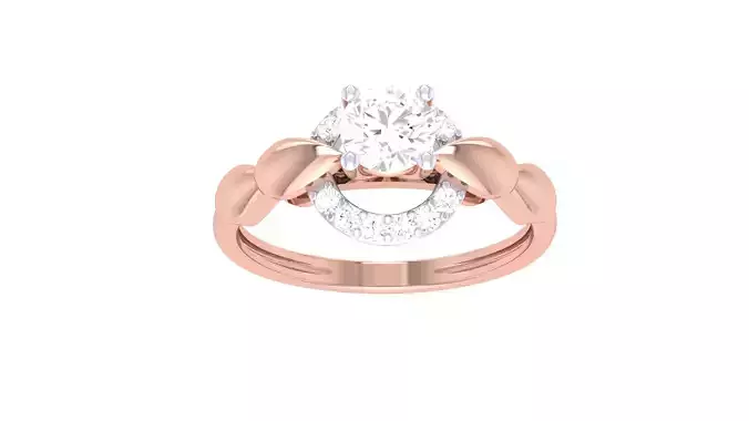 Engagement Ring For Women 3dm STL OBJ FBX Renders Details