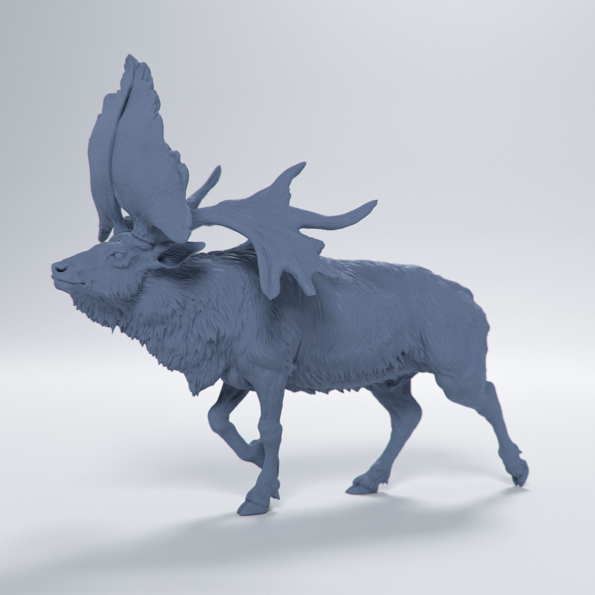 Sinomegaceros Pachyosteus 1-35 scale 3D print model_1