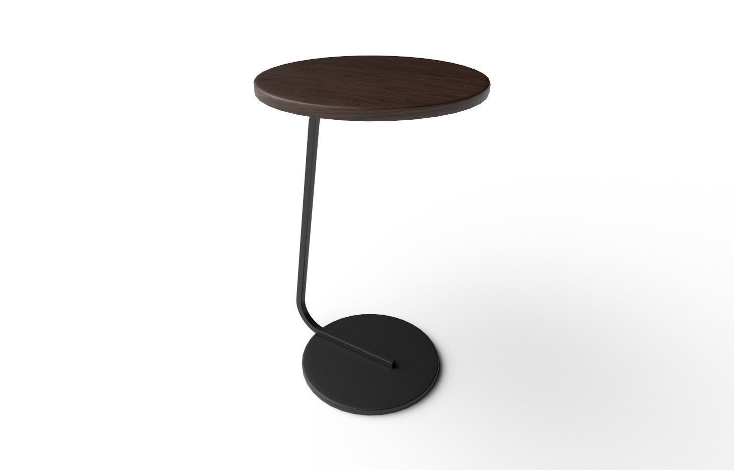 Side Table M01 Low-poly 3D model_3