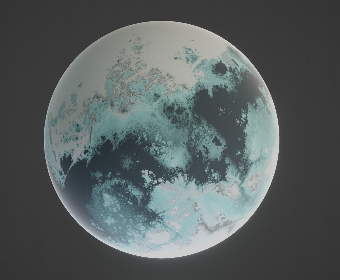 Planet Space Ready to game  Low-poly 3D model_21