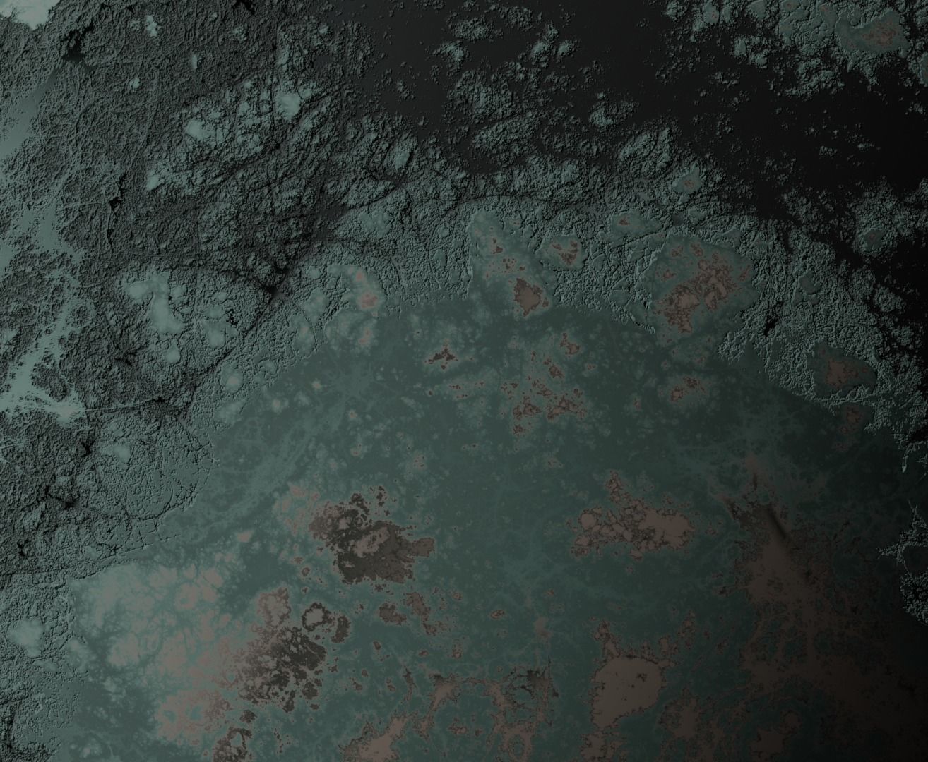 Planet Space Ready to game  Low-poly 3D model_17