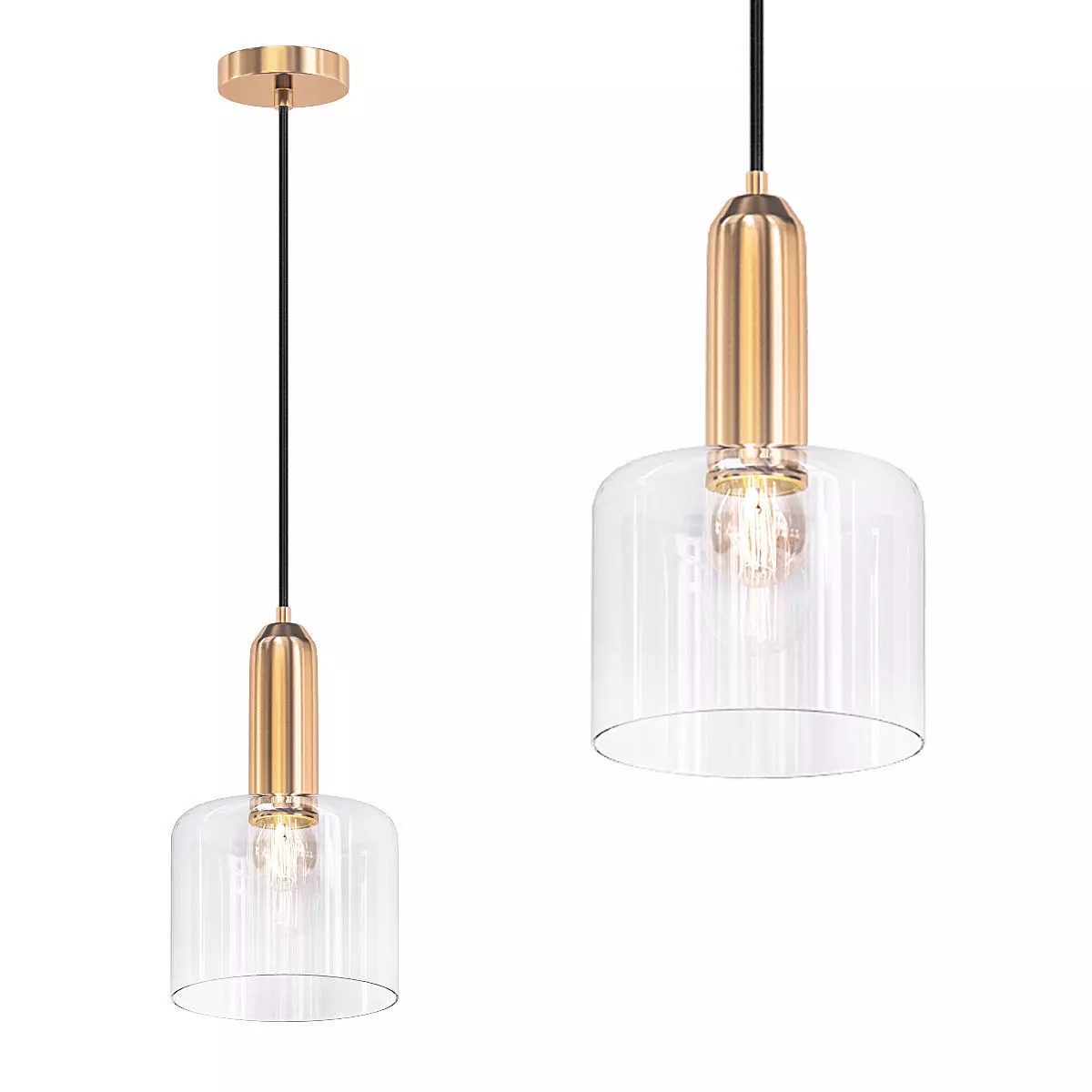 Maizo pendant light 3D model_0