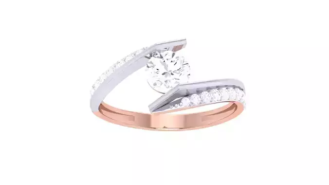 Engagement Ring For Women 3dm STL OBJ FBX Renders Details