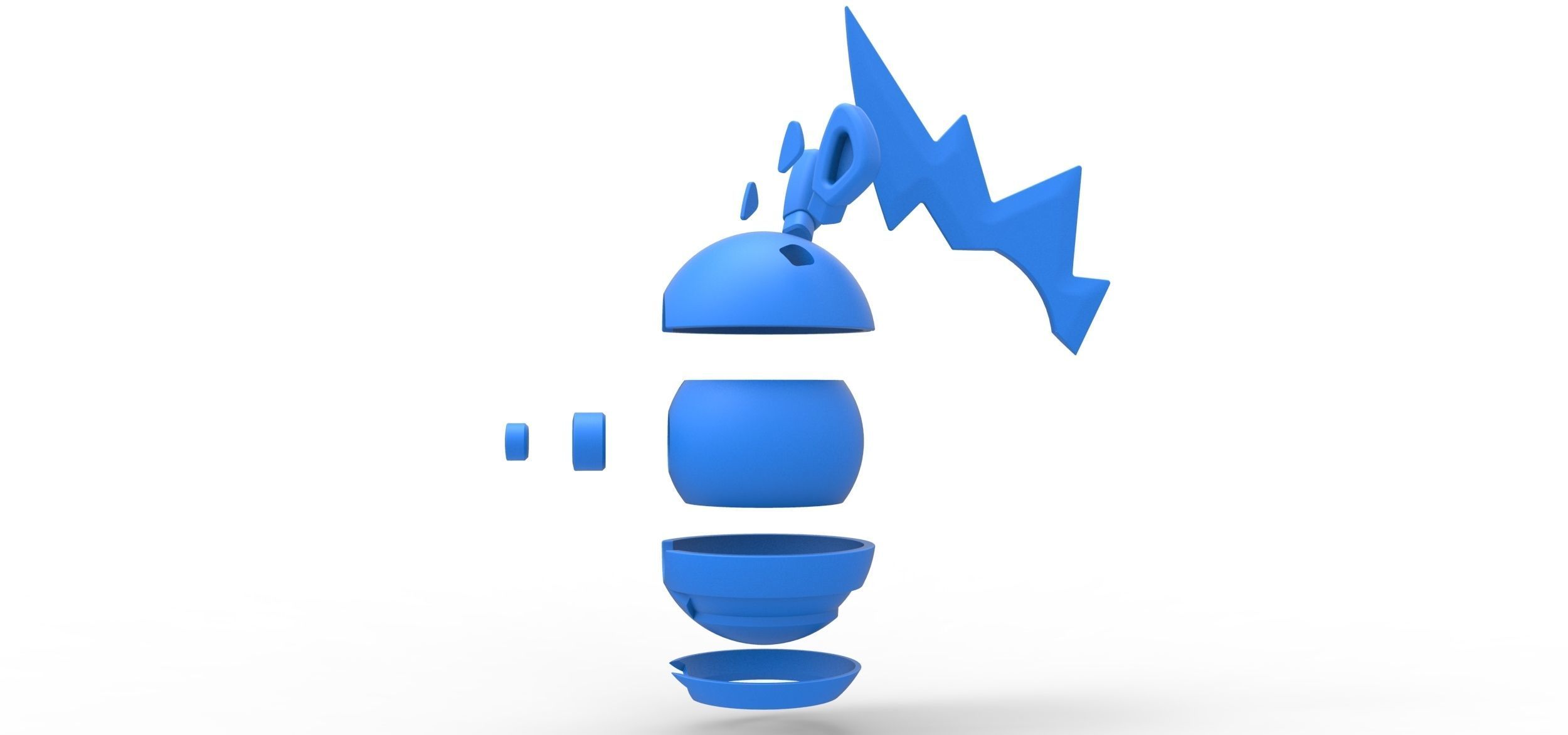 Blitzle orb 3D print model_21