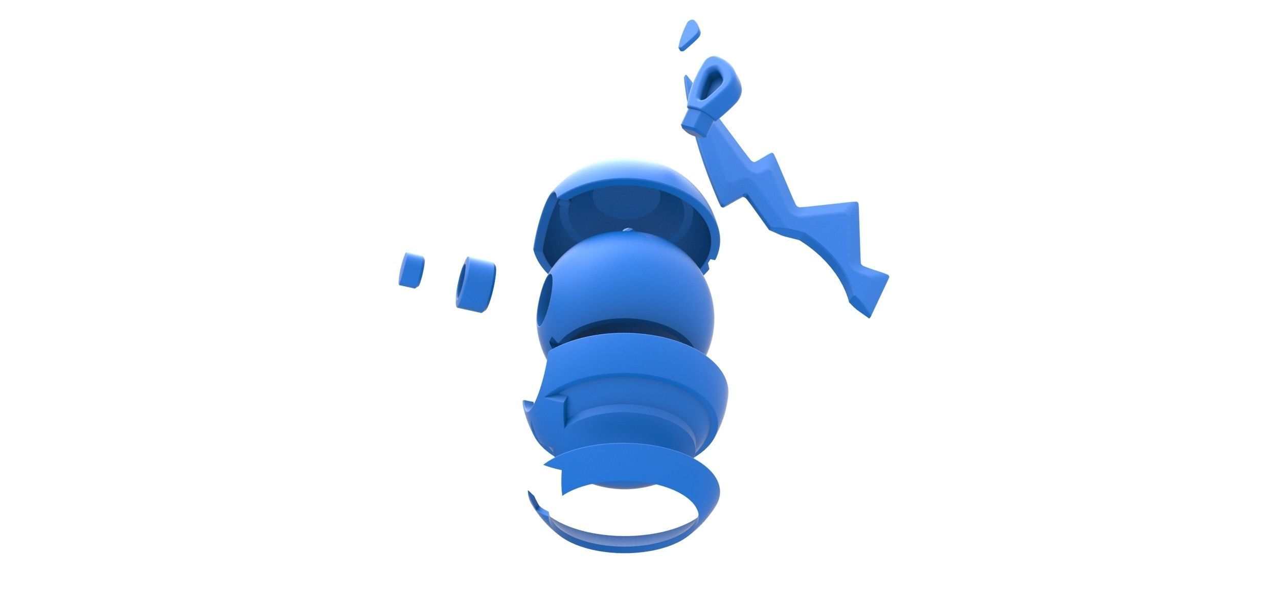 Blitzle orb 3D print model_19