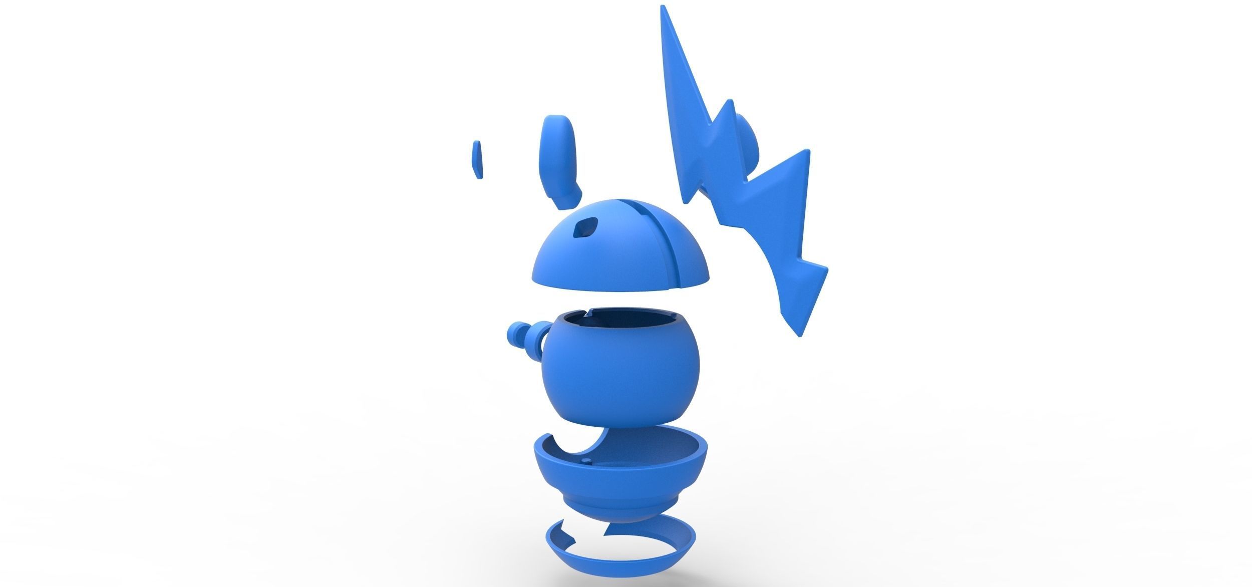 Blitzle orb 3D print model_22