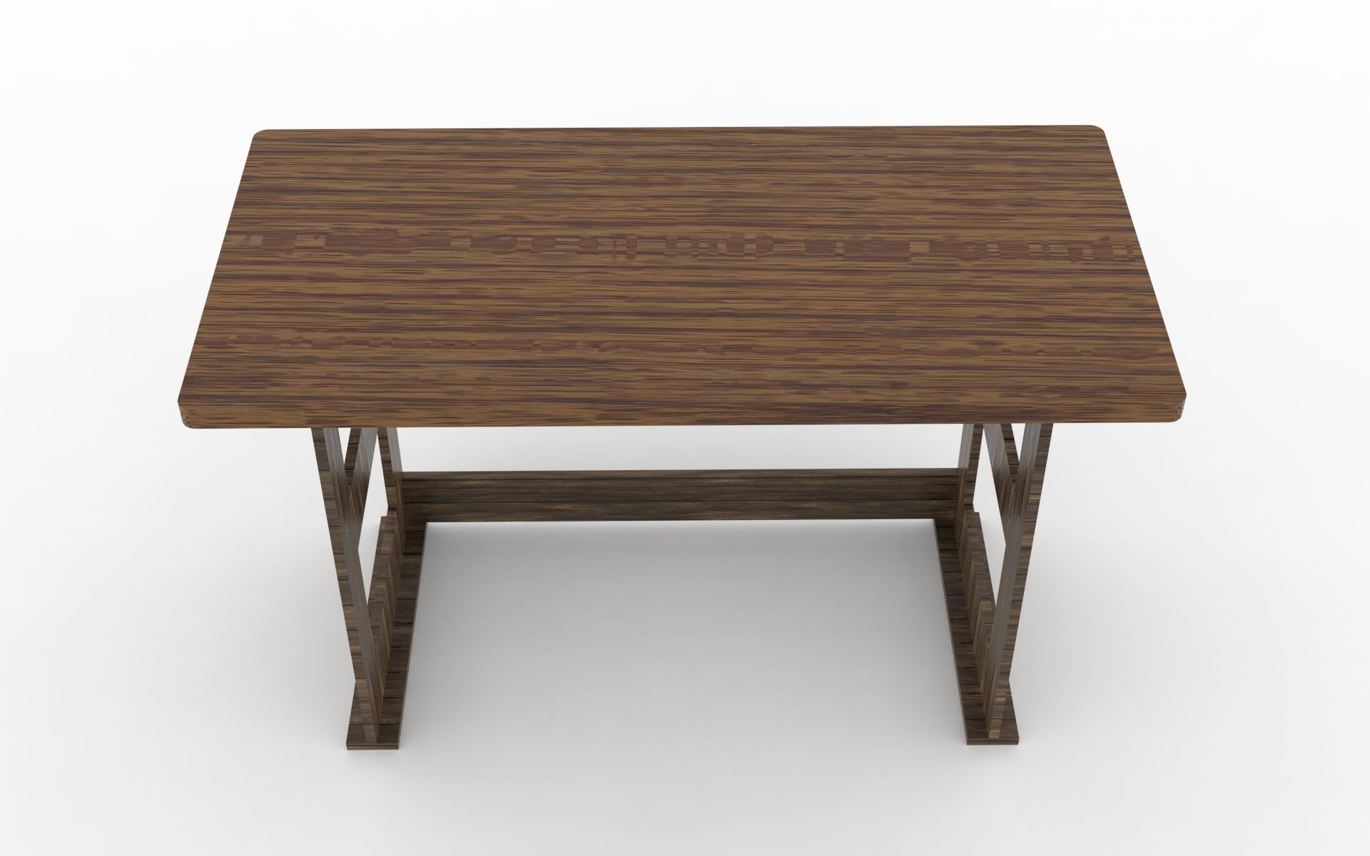 work bench Low-poly 3D model_5