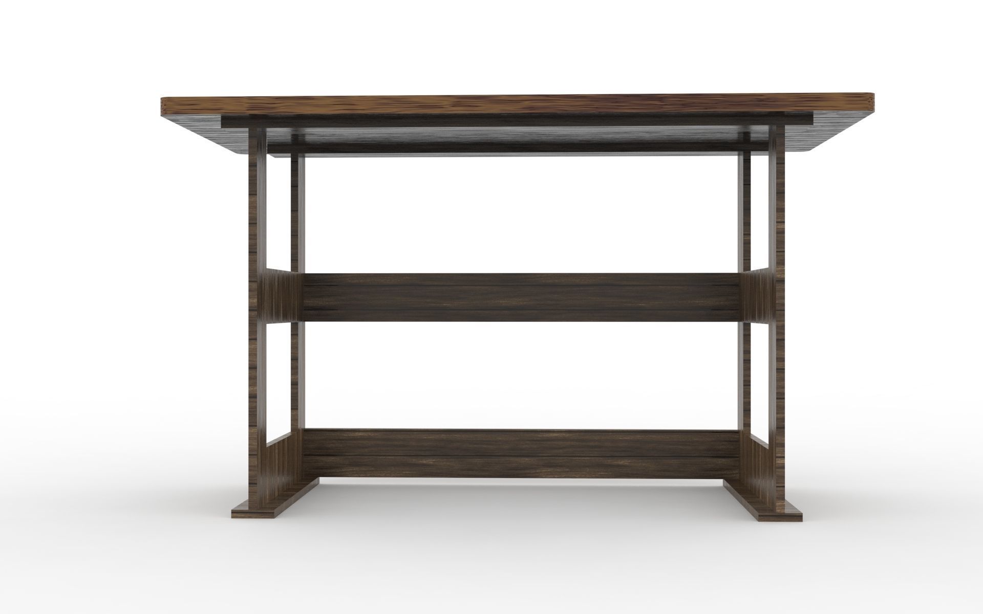 work bench Low-poly 3D model_6