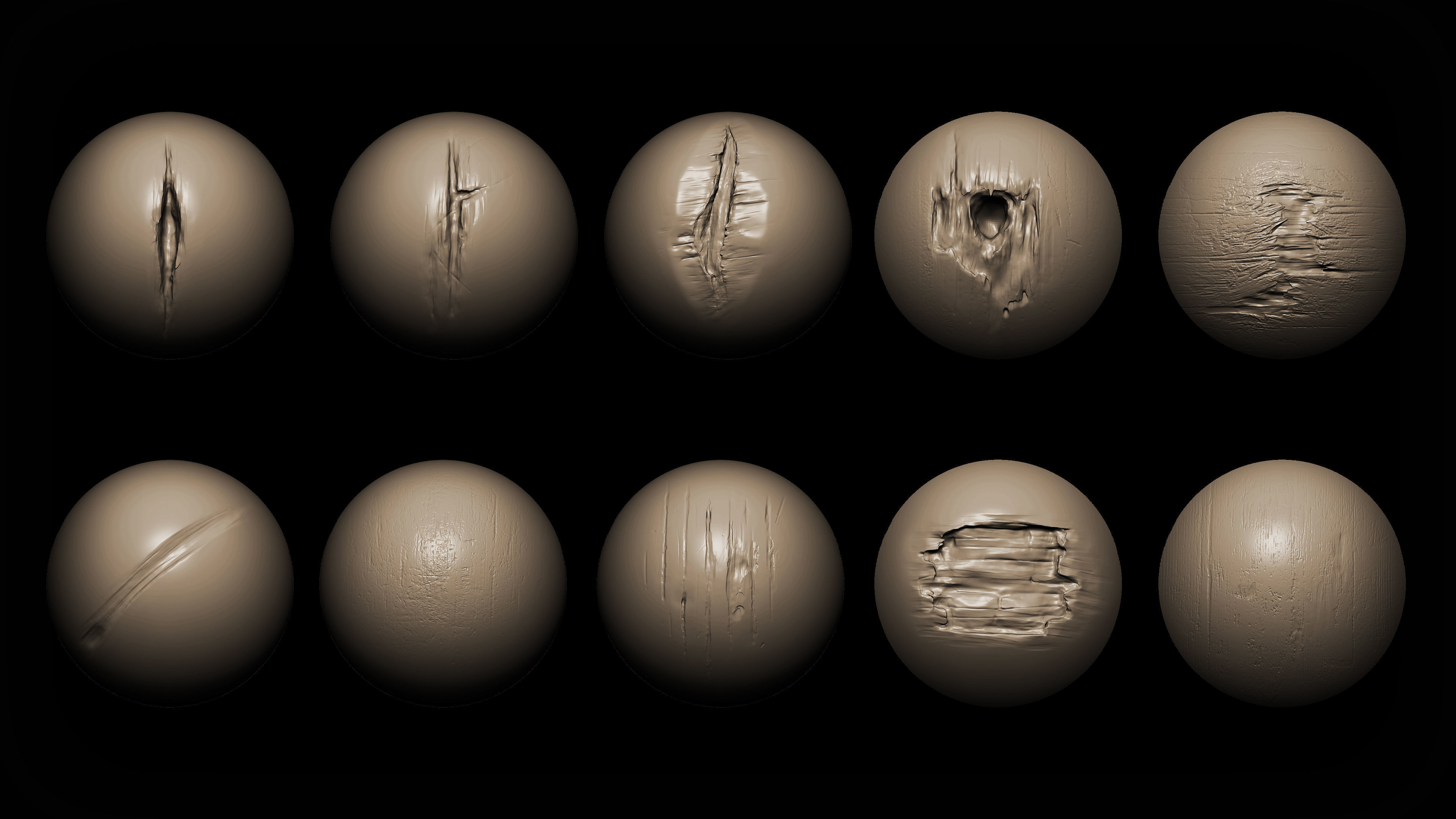 40 Impact Damages Brush and Alphas Texture_4