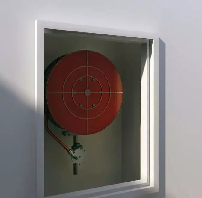 dArc fire hose reel 3D model_0