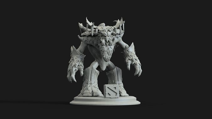 Treant world of warcraft demon statue 3D print model