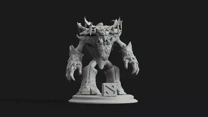 Treant world of warcraft demon statue