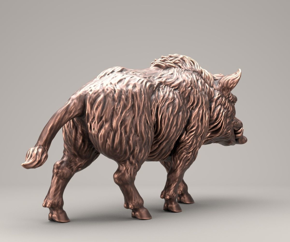 Wild Boar 3D print model_2