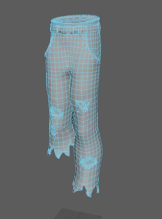 stylized zombie iasson Low-poly 3D model_6