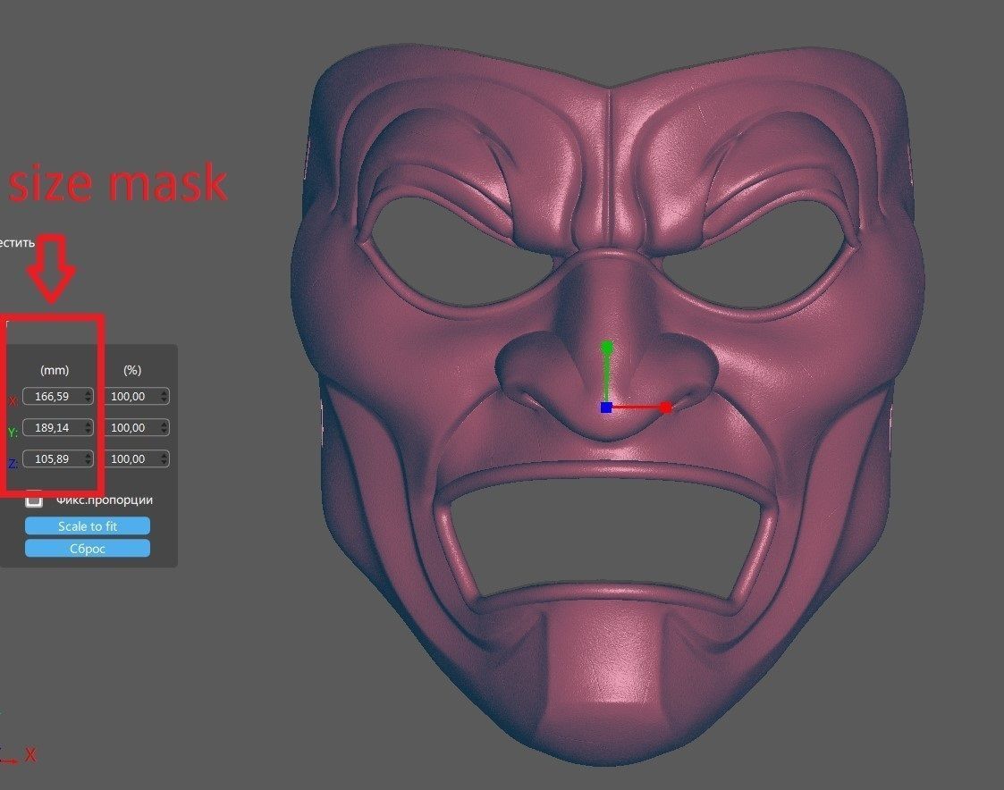 Immortal hero mask Mempo Samurai 3D print model_10