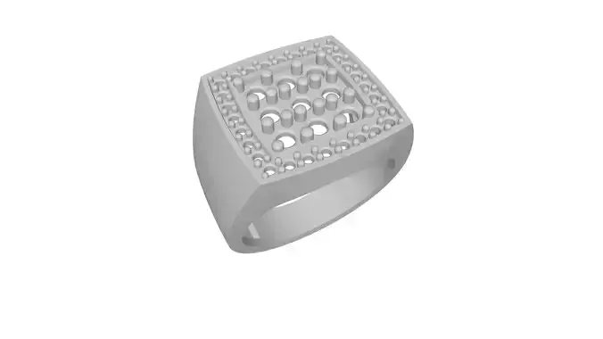 Mens Ring with Diamond Size 8 USA