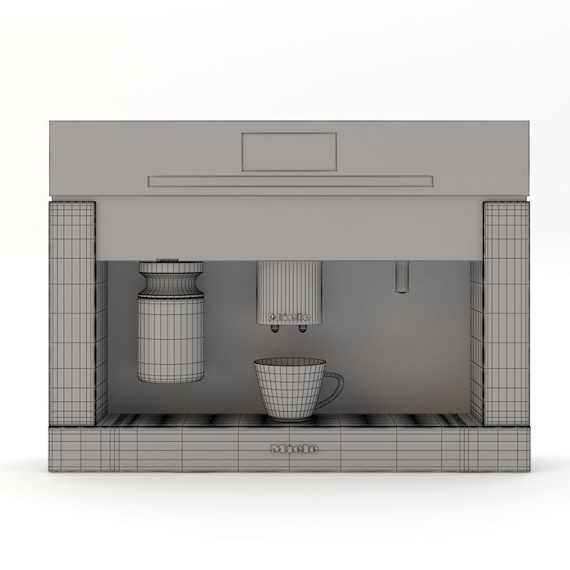 Miele Coffee Machine 1 3D model_2