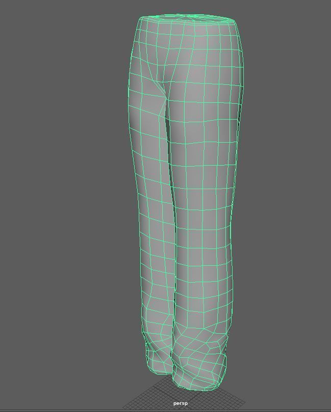 stylized zombie michael Low-poly 3D model_7