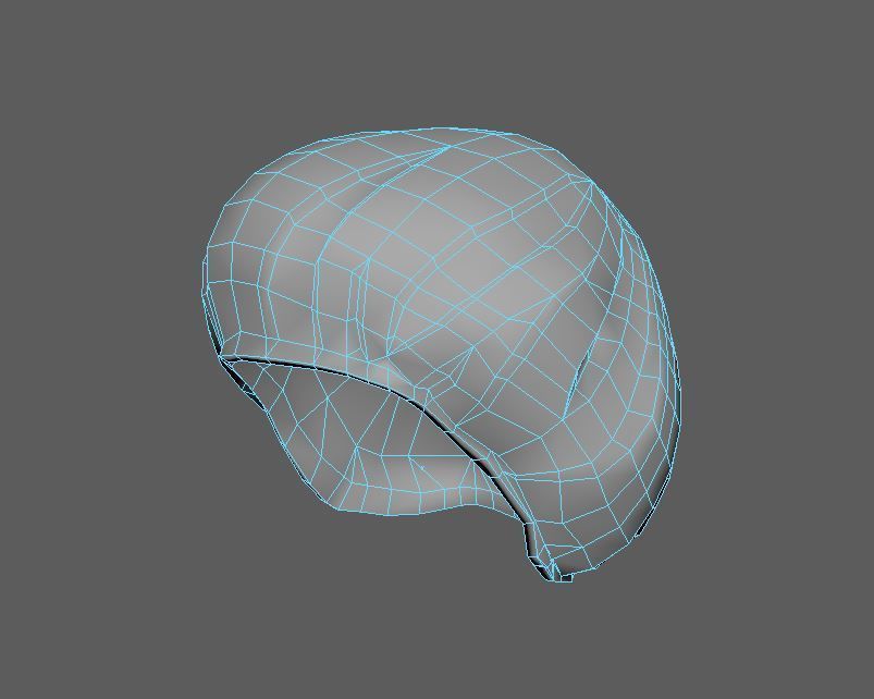 stylized zombie michael Low-poly 3D model_10