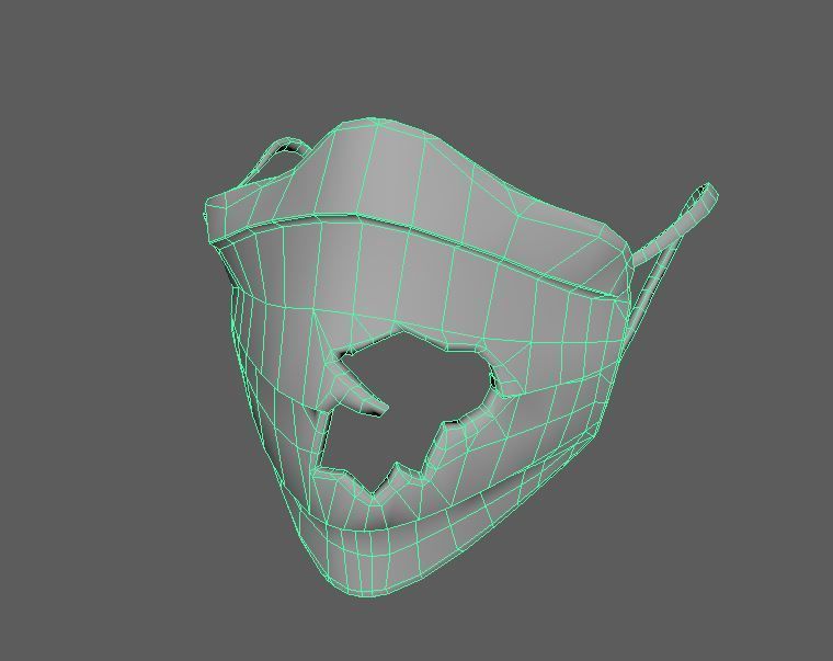 stylized zombie michael Low-poly 3D model_11