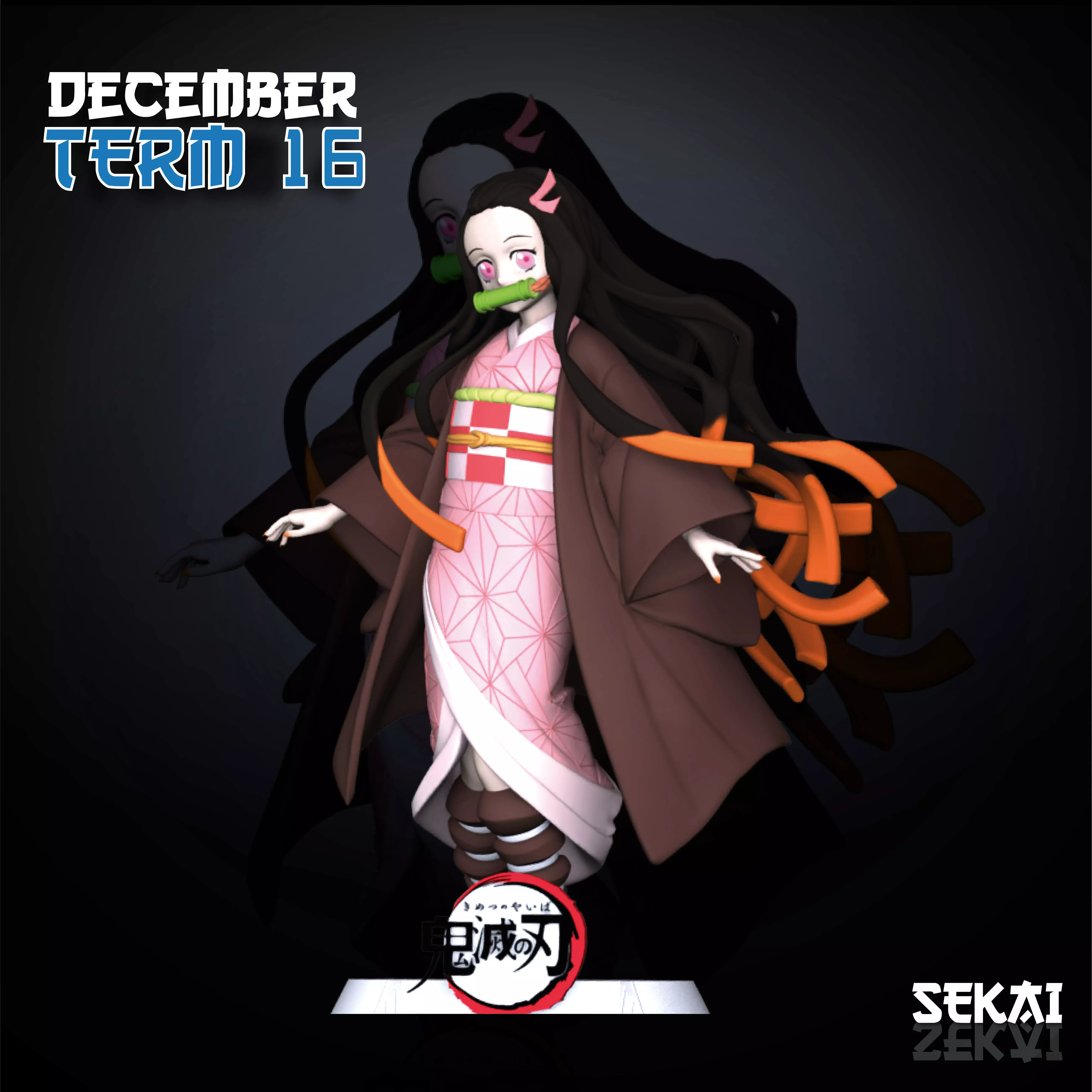 Nezuko Sculpture Sekai 3D Models Ready for 3D printing 3D print model_0