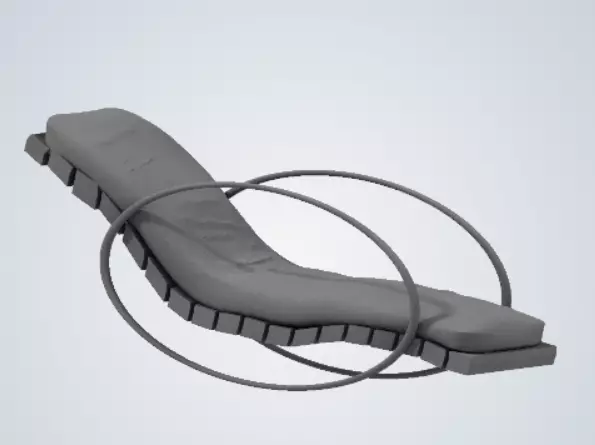 pool chair 3D model_0