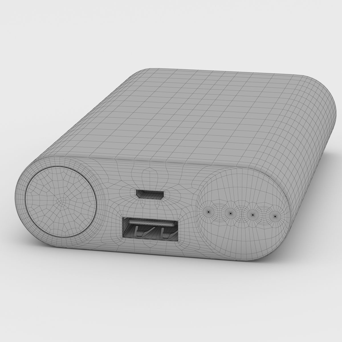 Xiaomi Mi Power Bank 3D model_10