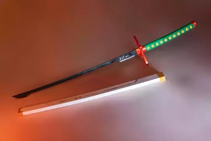 Shinobu Katana from Demon Slayer canonical replica 3dprint 3D print model