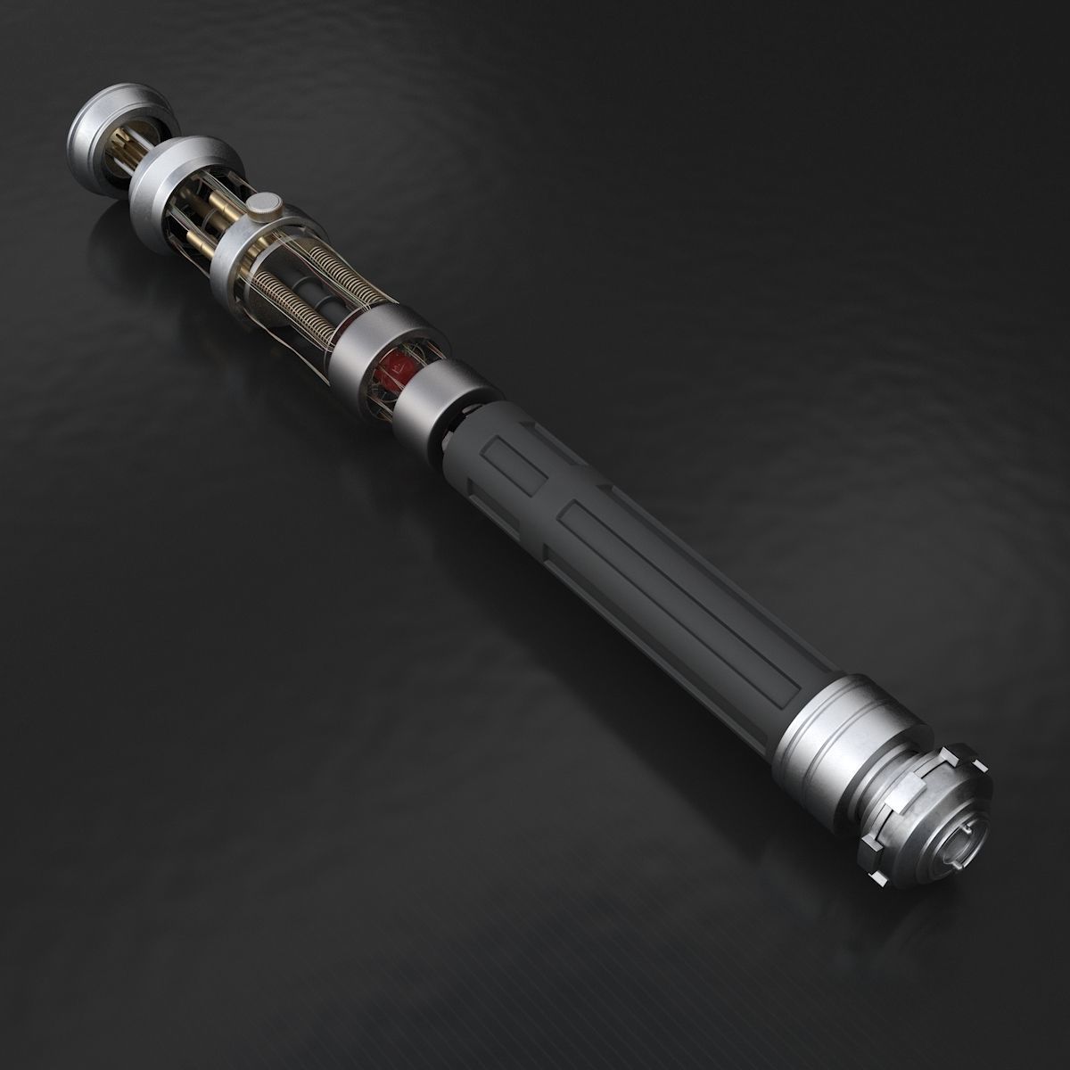 Darth Revan Lightsaber Red 3D model_7